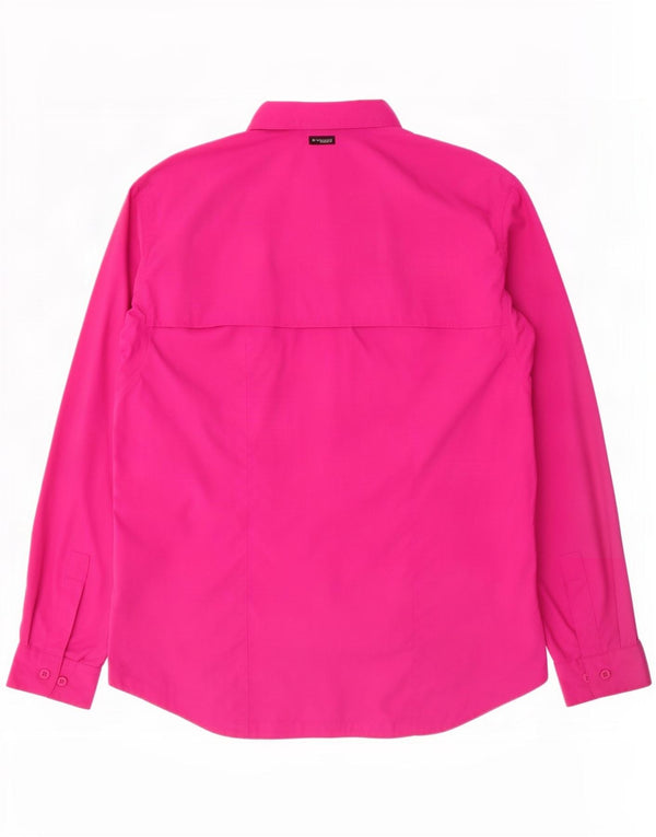 Columbia Damen-Hemd UK 16 Large Pink Nylon