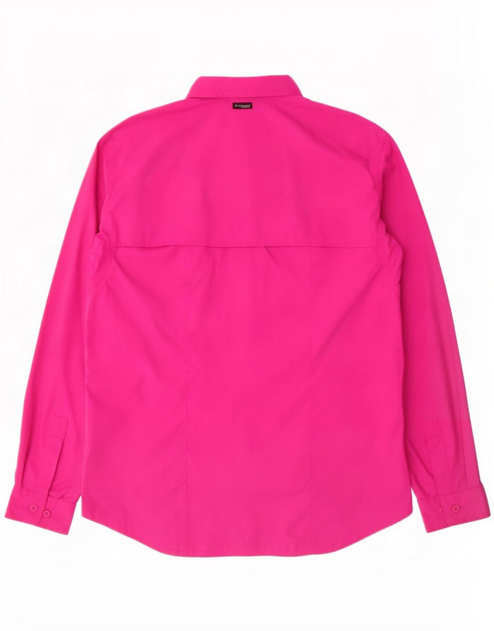 Columbia Damen-Hemd UK 16 Large Pink Nylon