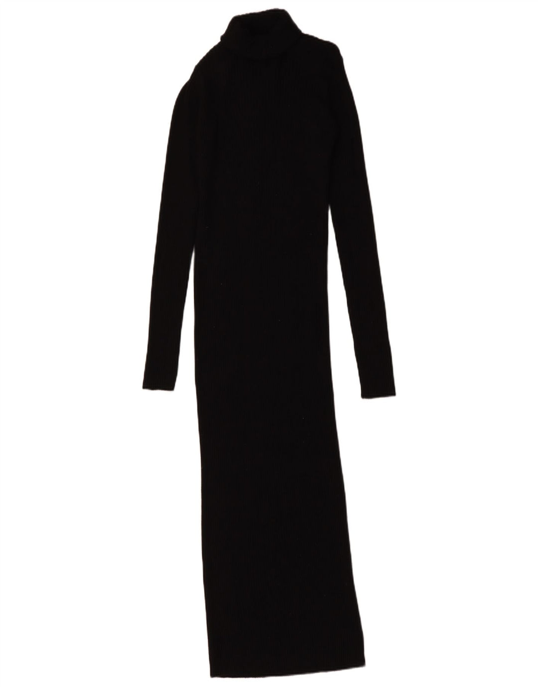 Zara Maxi-Pulloverkleid für Damen, Größe S, Schwarz