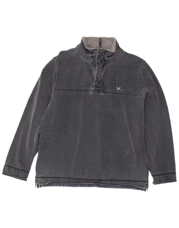 Crew Clothing Herren-Sweatshirt mit Reißverschluss, XL, Marineblau, Baumwolle