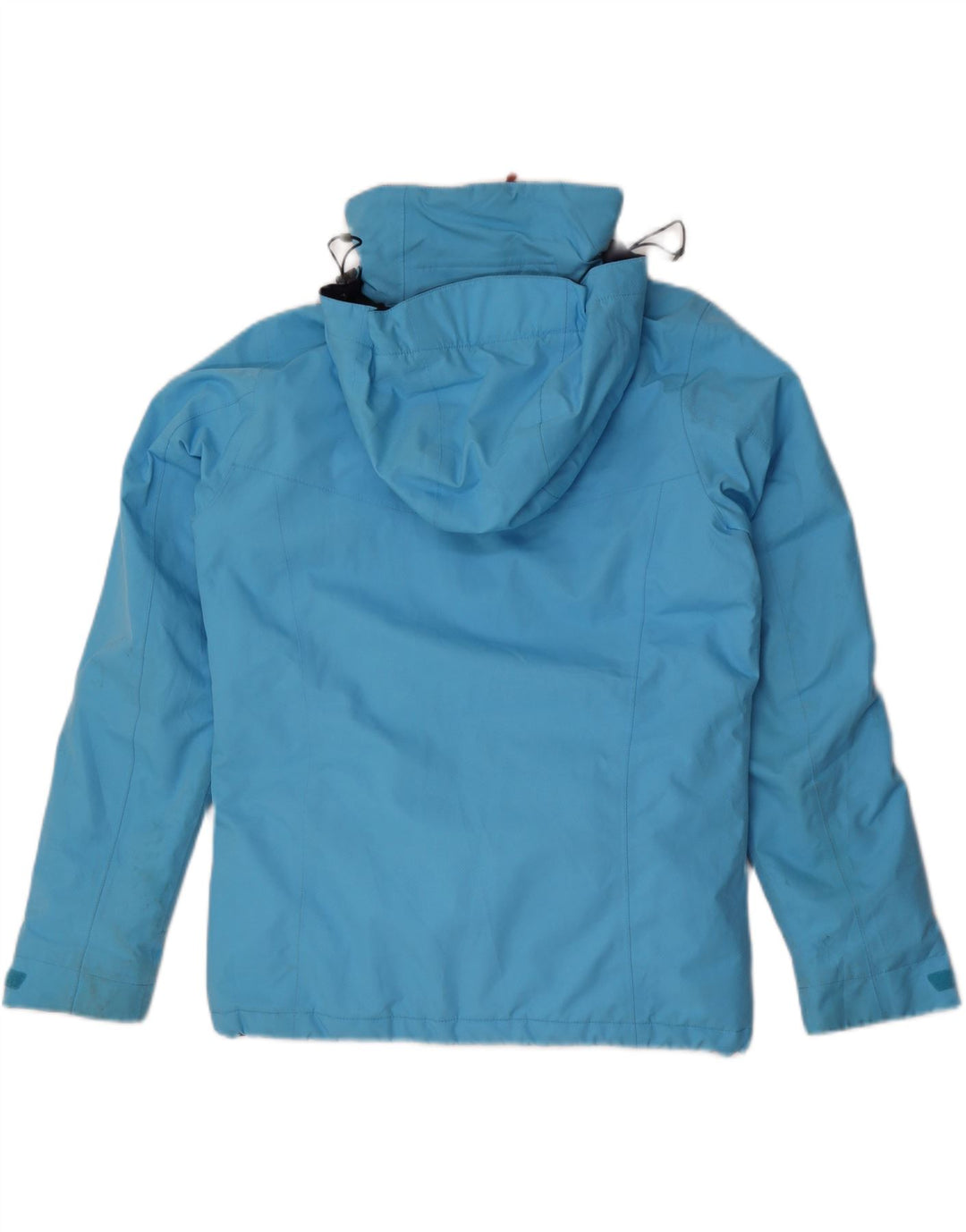 Salomon Damen Skijacke mit Kapuze UK 14 Mittelblaues Polyester