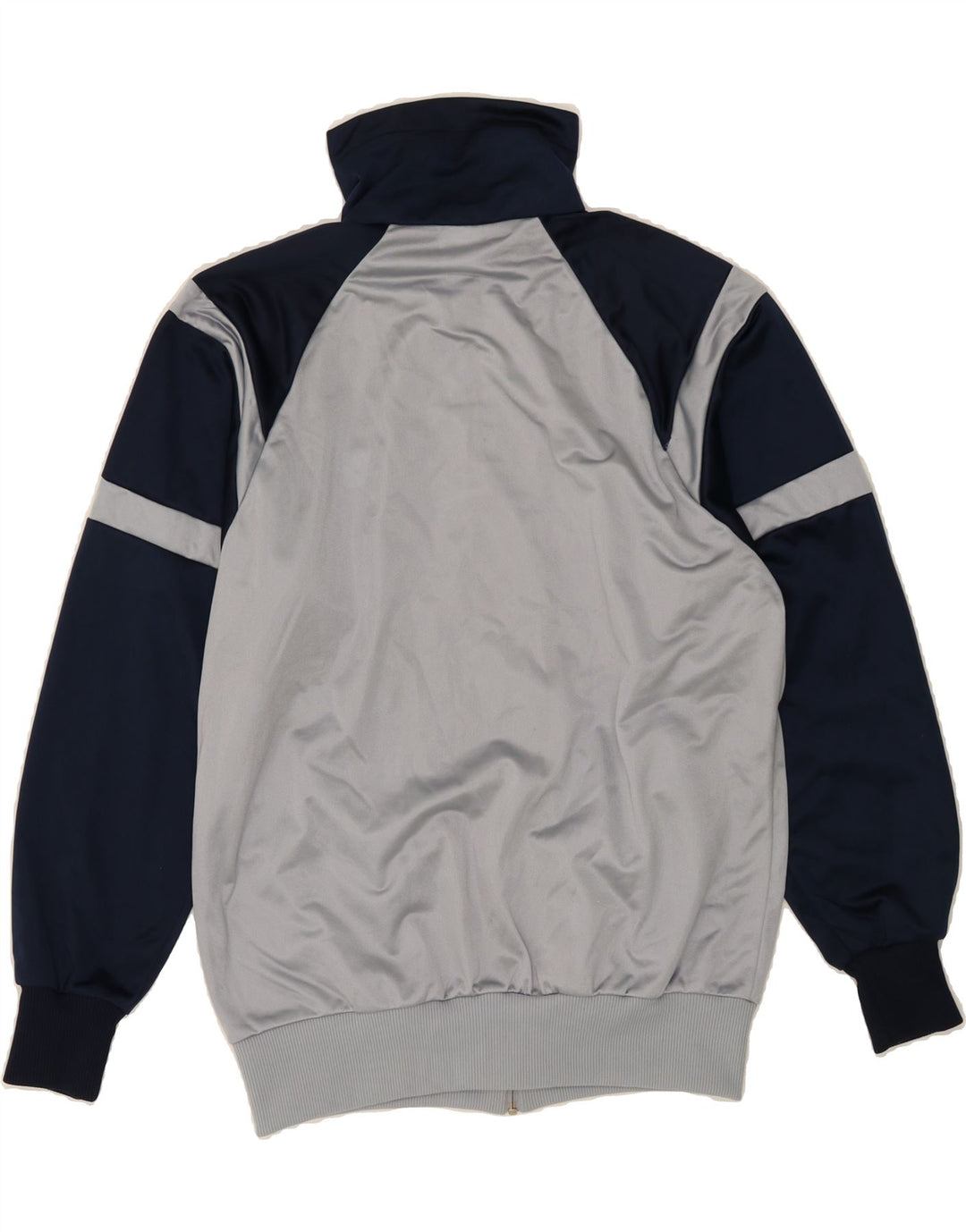 LEOPARD Mens Tracksuit Top Jacket Medium Navy Blue Colourblock Polyester Vintage Leopard and Second-Hand Leopard from Messina Hembry 