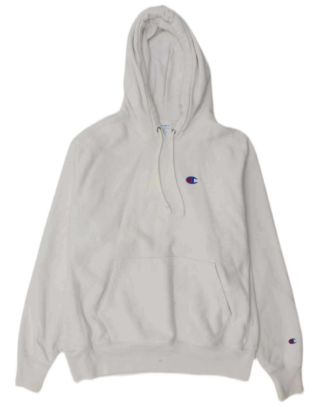 Champion Herren-Kapuzenpullover, groß, aus weißer Baumwolle