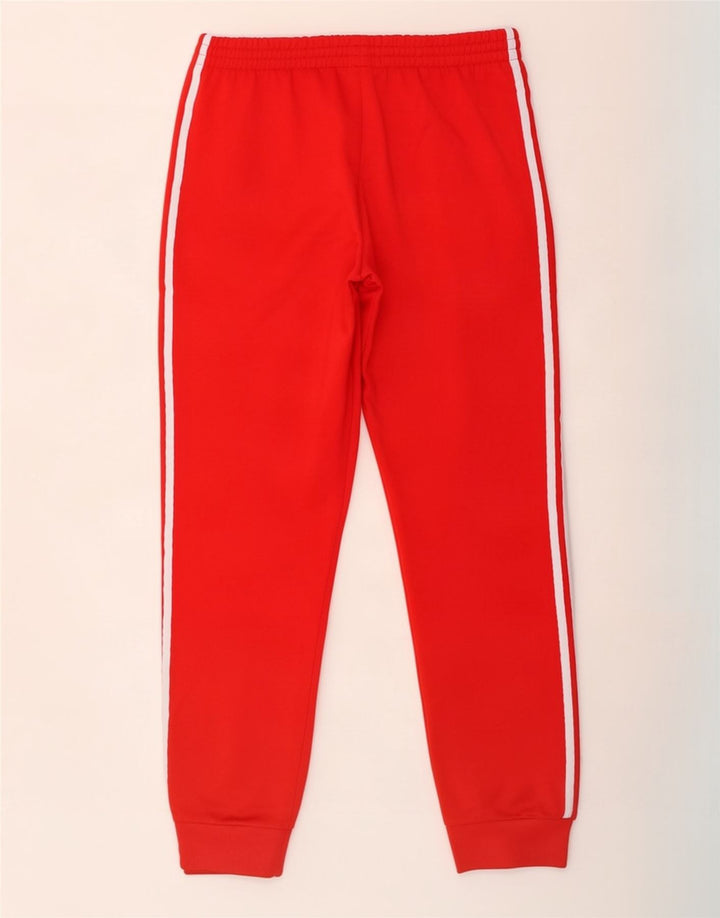 Adidas Herren-Trainingshose, Jogginghose, groß, rot, Polyester
