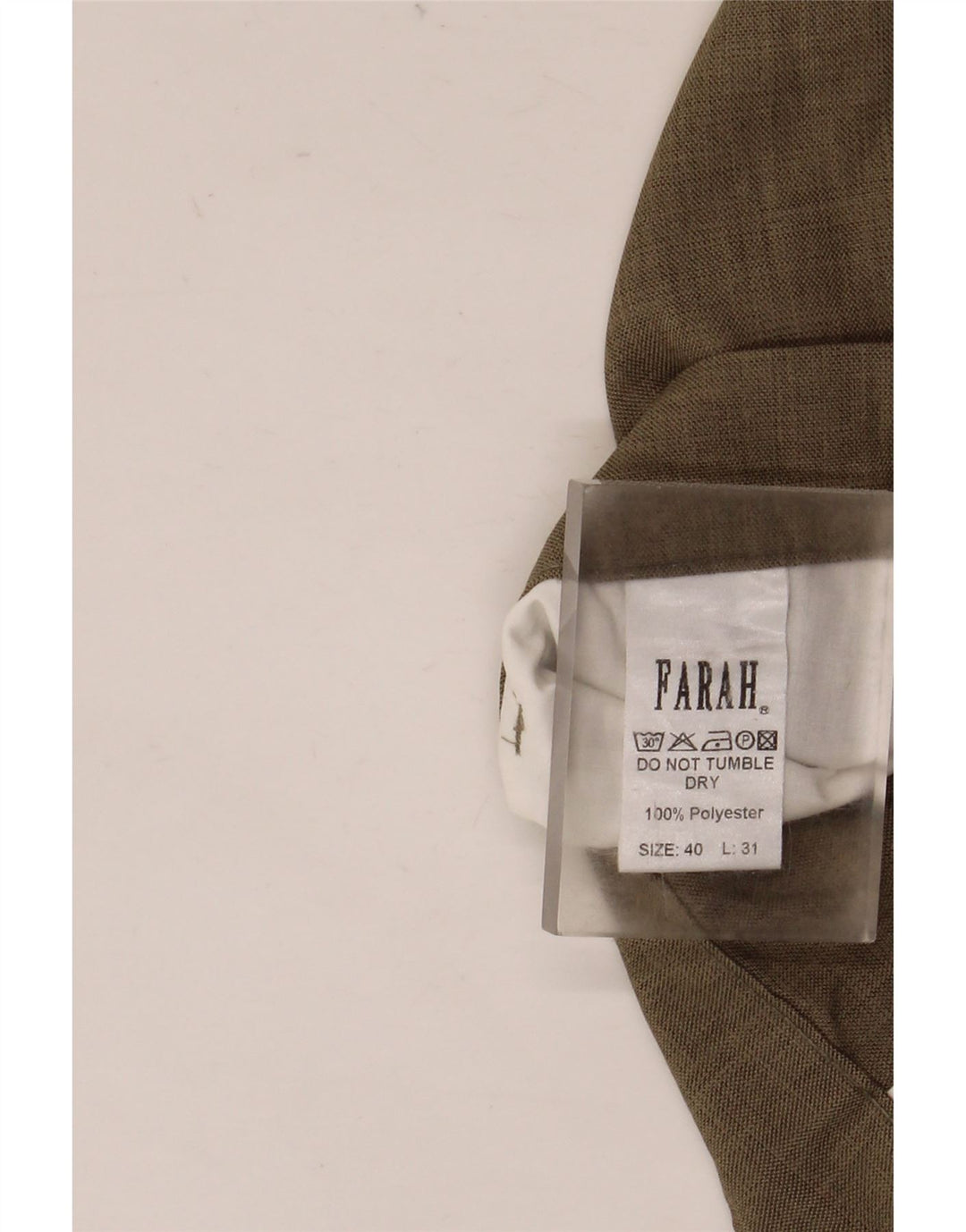 Farah Herren Tapered Freizeithose W40 L31 Braunes Polyester
