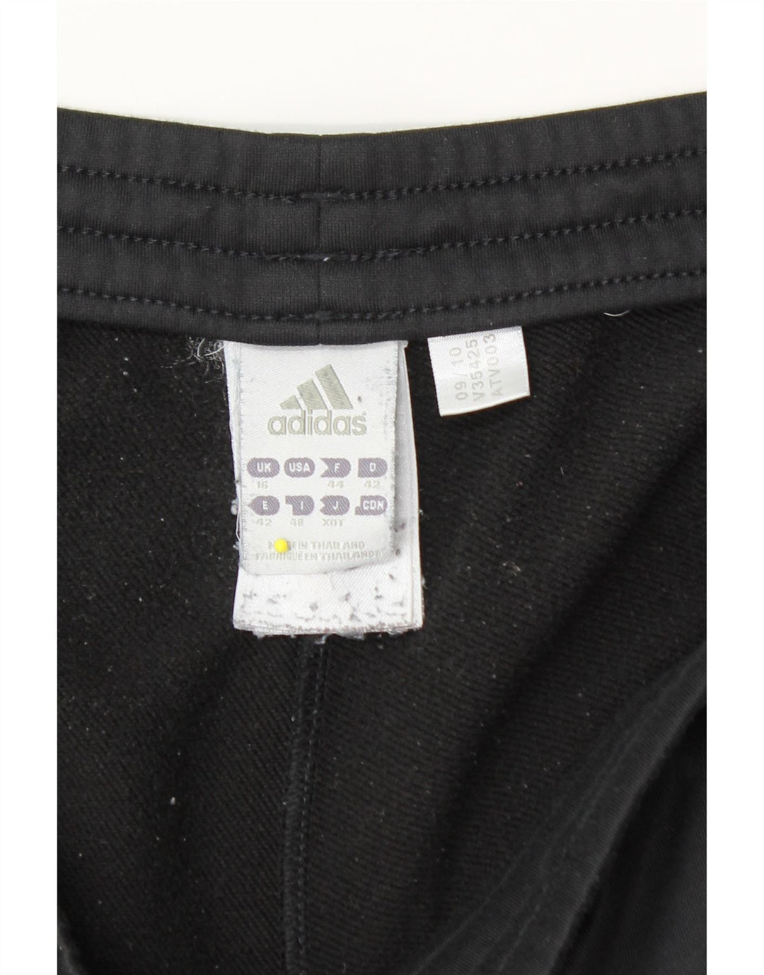 Adidas Damen Trainingshose UK 16 Large Schwarz Polyester