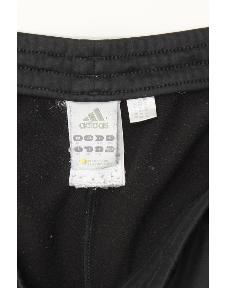 Adidas Damen Trainingshose UK 16 Large Schwarz Polyester