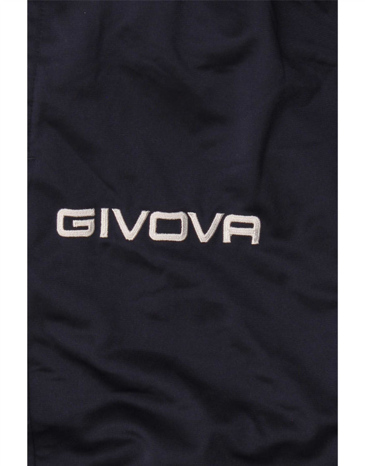Givova Herren-Trainingsanzughose mit Grafik, mittelblau, Marineblau