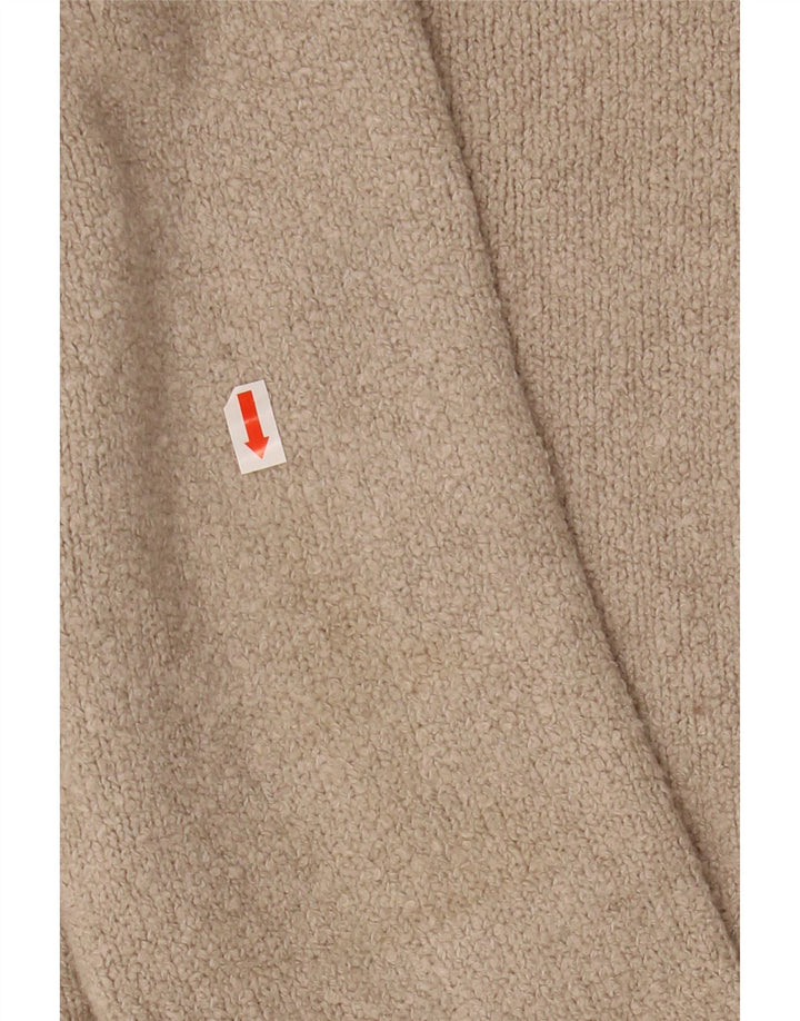 ALL SAINTS Herren-Pullover mit Rundhalsausschnitt, Größe S, beige, Baumwolle