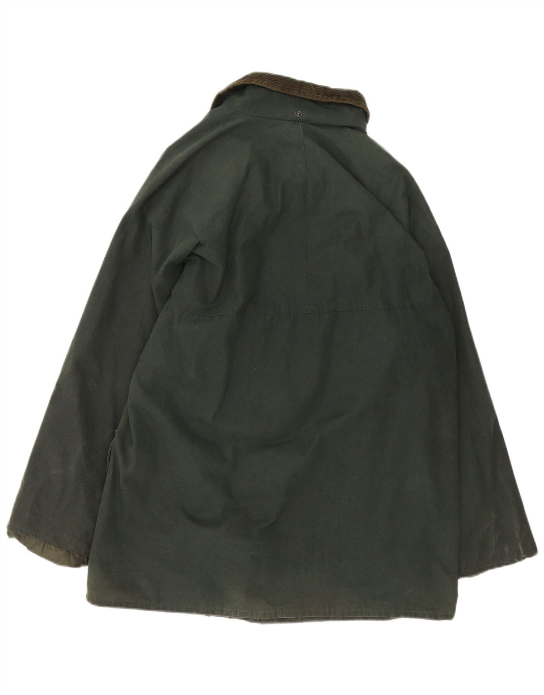 Vintage Herrenjacke aus gewachster Baumwolle UK 40 Large Grün