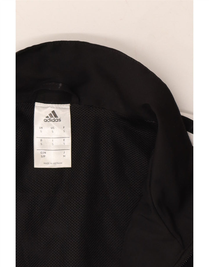 ADIDAS Herren-Trainingsanzug-Oberteil, Jacke, Größe S, Schwarz, Farbblock-Polyester
