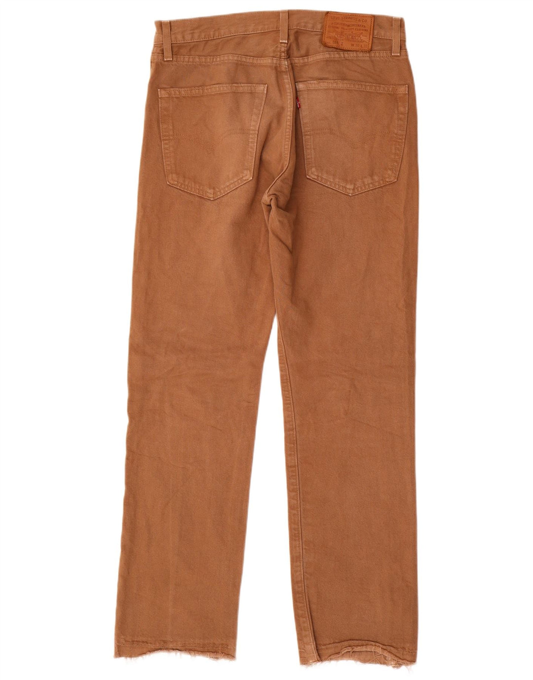 Levi's Herren 551 Straight Jeans W30 L32 Braune Baumwolle