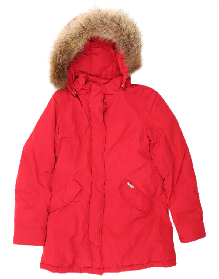 Woolrich Windjacke mit Kapuze für Mädchen, 13–14 Jahre, Rot