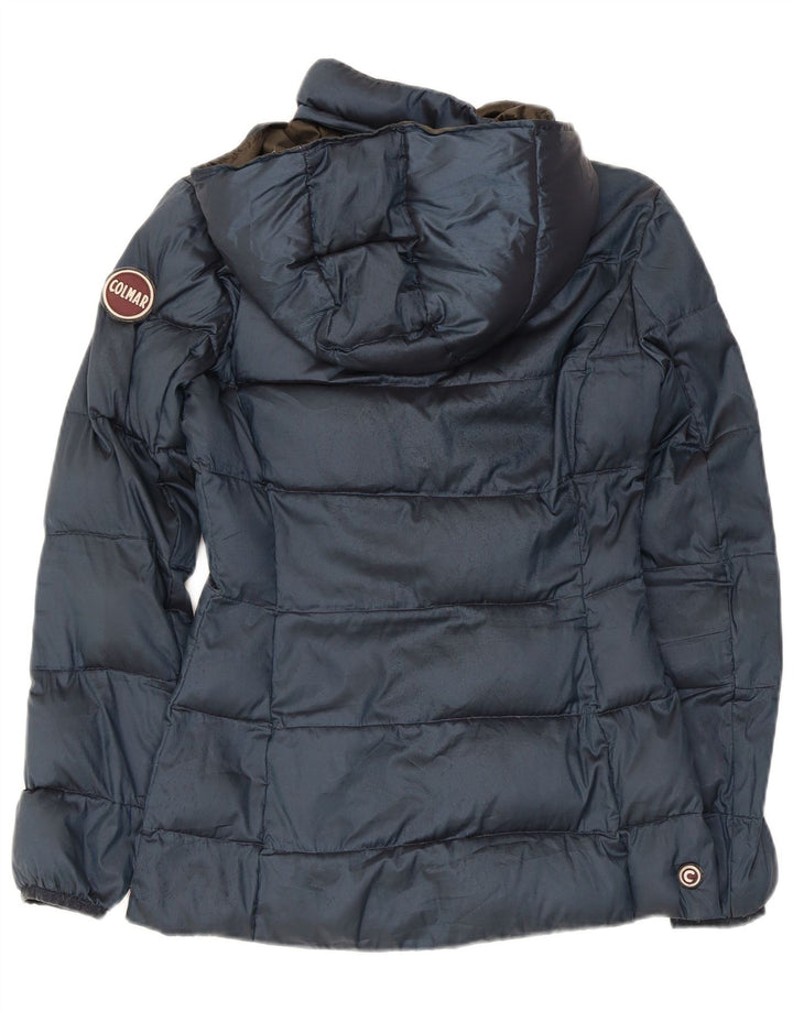 Colmar Damen-Jacke mit Kapuze, gepolstert, EU 38, Größe S, Marineblau