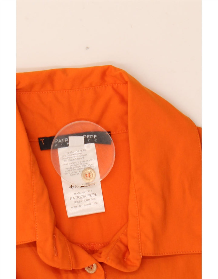 PATRIZIA PEPE Damen-Body IT 42 Mittelorange Baumwolle