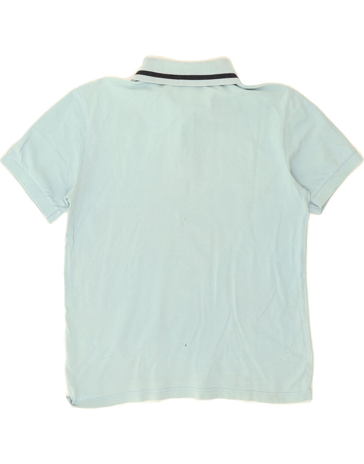 DIADORA Mens Polo Shirt Medium Blue Cotton Vintage Diadora and Second-Hand Diadora from Messina Hembry 