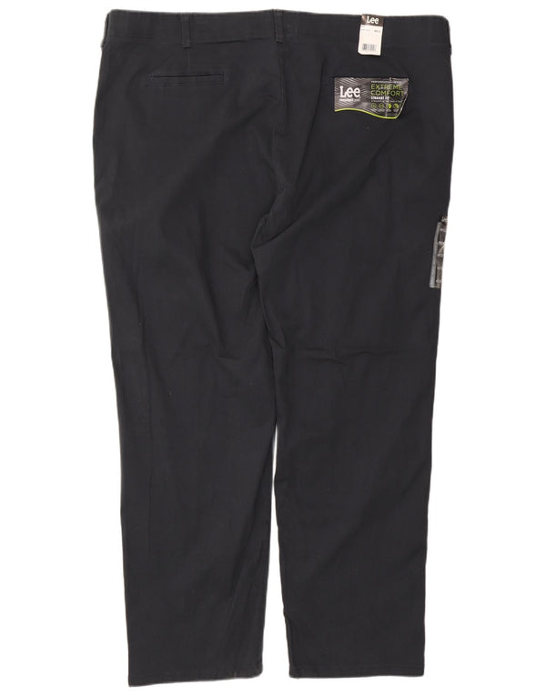 LEE Herren-Chinohose „Extreme Comfort Straight“, W48, L30, Marineblau, Baumwolle