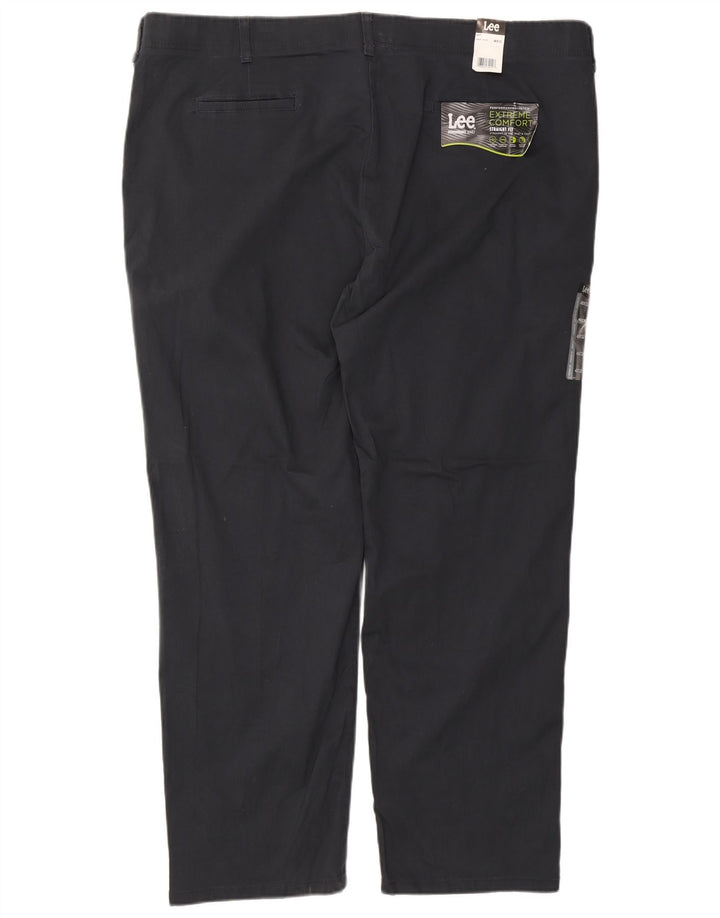 LEE Herren-Chinohose „Extreme Comfort Straight“, W48, L30, Marineblau, Baumwolle