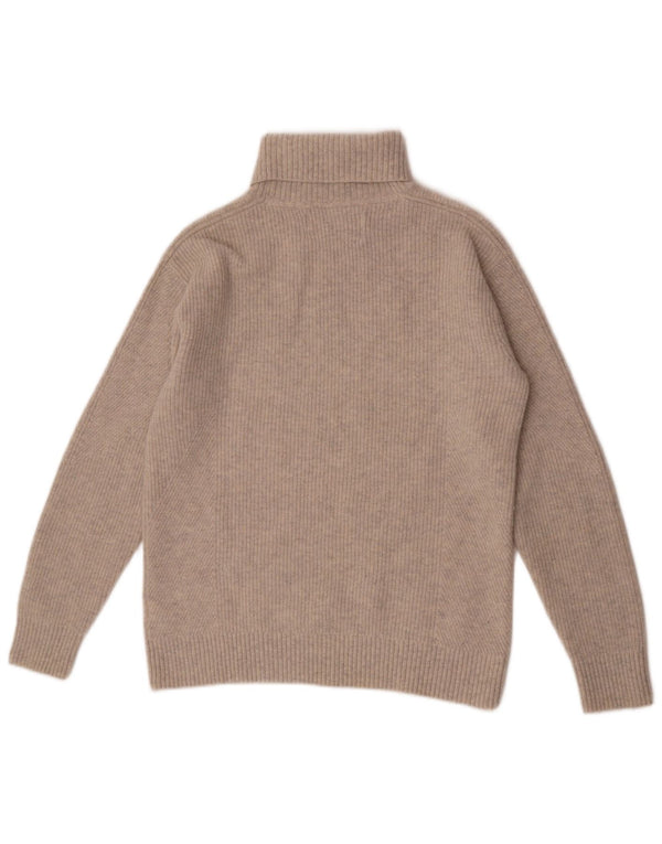 Calvin Klein Jeans Herren-Pullover mit Rollkragen, mittelbeige Wolle