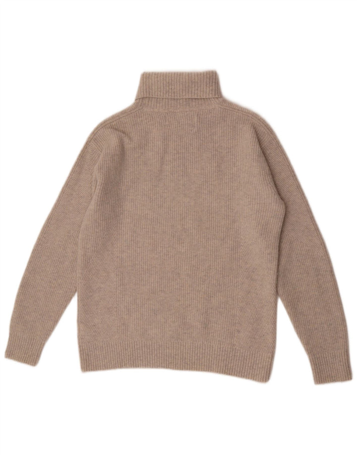 Calvin Klein Jeans Herren-Pullover mit Rollkragen, mittelbeige Wolle