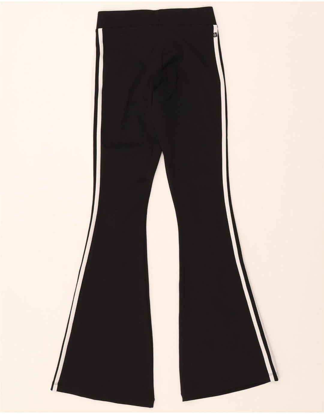 ADIDAS Damen Flare Leggings UK 6 XS Schwarz Polyester