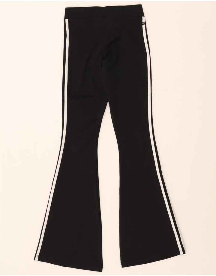 ADIDAS Damen Flare Leggings UK 6 XS Schwarz Polyester