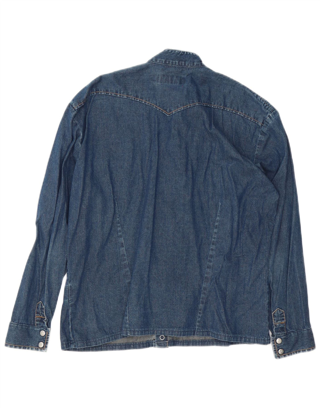 Diesel Damen-Jeanshemd, kleine blaue Baumwolle