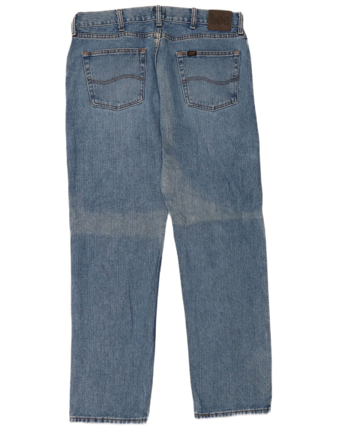 LEE Herren-Jeans mit normaler Passform, gerade Passform, W35, L32, blaue Baumwolle
