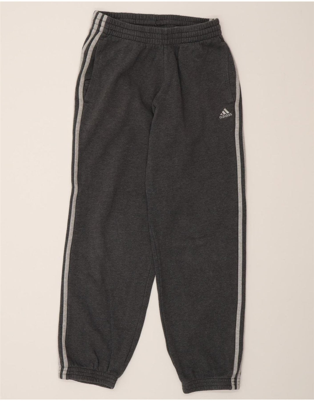 Adidas Herren-Trainingshose, Jogginghose, Größe S, Grau, Baumwolle