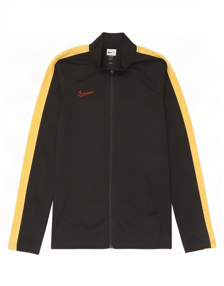 Nike Herren Dri Fit Slim Trainingsanzug-Oberteil, Jacke, Größe S, Schwarz, Farbblock