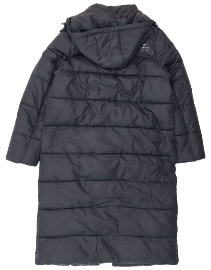 Joules Damen-Kapuzenübergroßer, gepolsterter Mantel UK 10 Small Marineblau Polyester