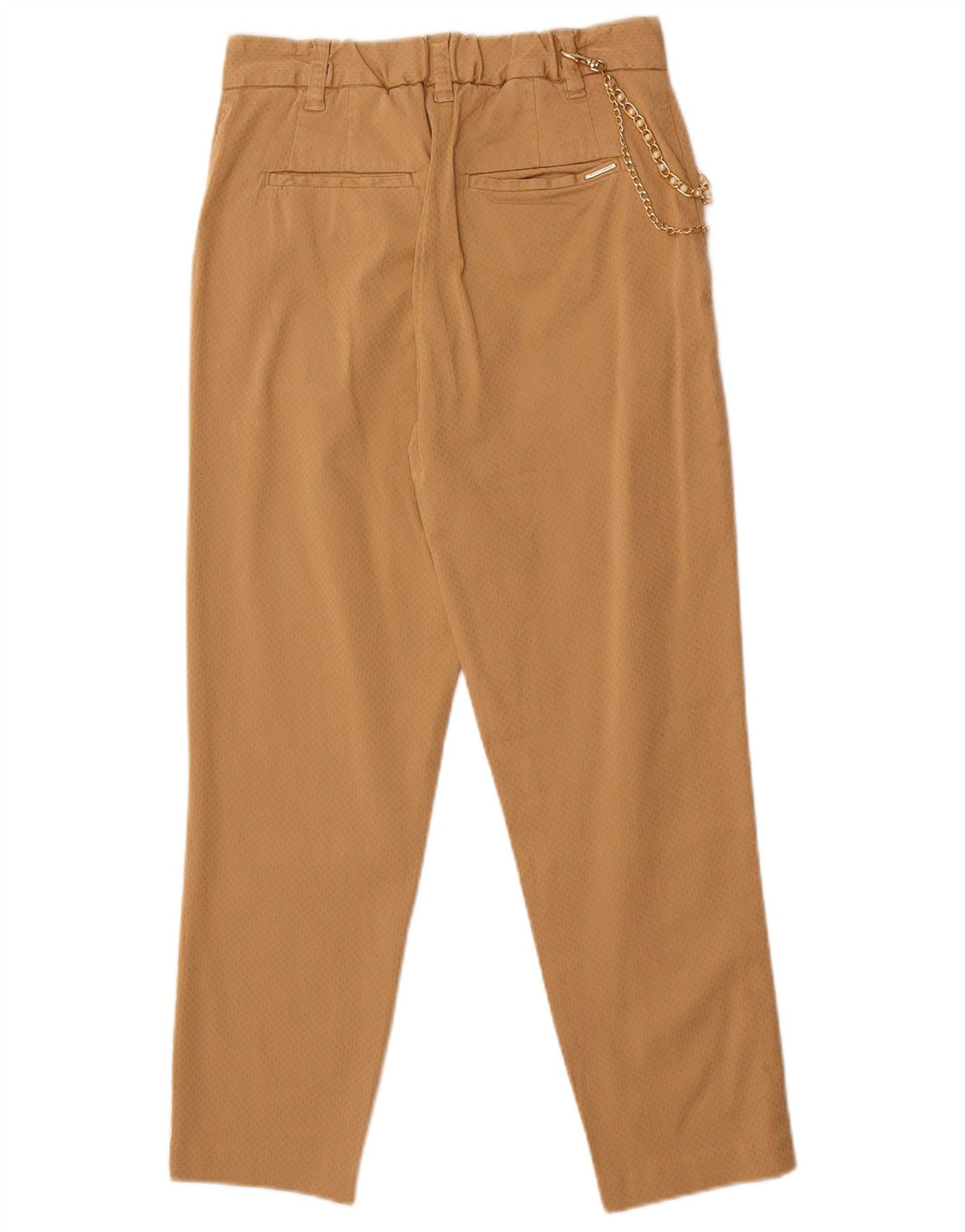 GUESS Womens Straight Cropped Trousers W27 L25 Beige