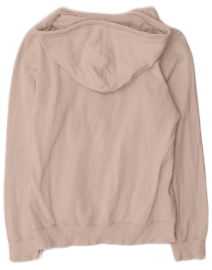 Champion Damen Graphic Hoodie Pullover UK 14 Mittelweiß