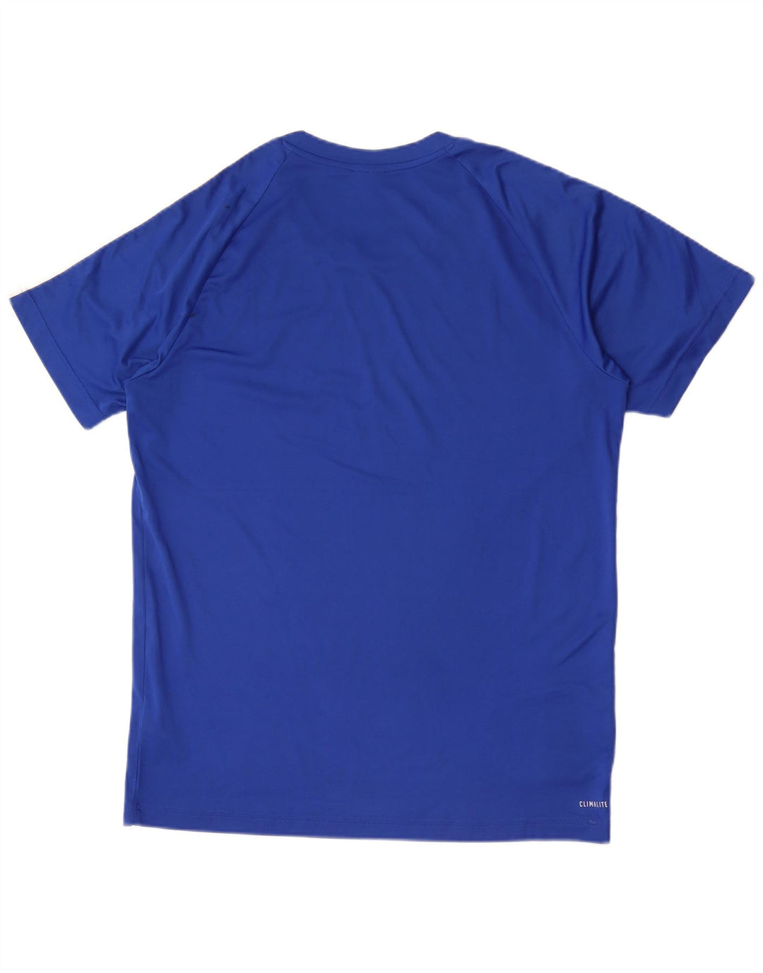 Adidas Herren Climalite T-Shirt Top Large Blau Polyester