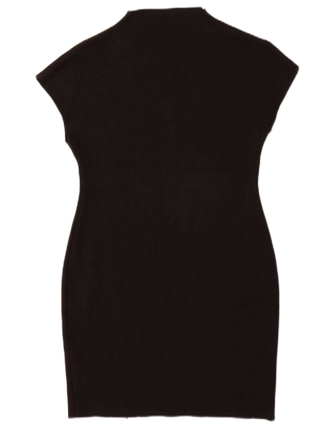 ZARA Damen, figurbetontes Kleid, Größe 44, Schwarz, Viskose