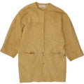 MARCCAIN Womens Oversized 3/4 Sleeve Suede Overcoat Size 3 Medium Beige Vintage Marccain and Second-Hand Marccain from Messina Hembry 