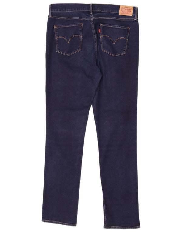 Levi's Damen 312 Shaping Slim Jeans W32 L32 Marineblaue Baumwolle