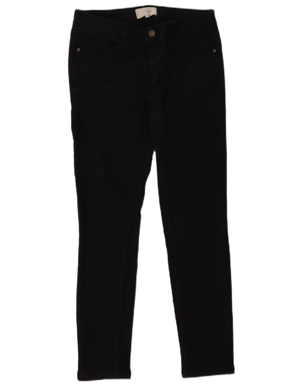 FAT FACE Damen Skinny Jeans UK 14 Large W32 L28 Schwarz