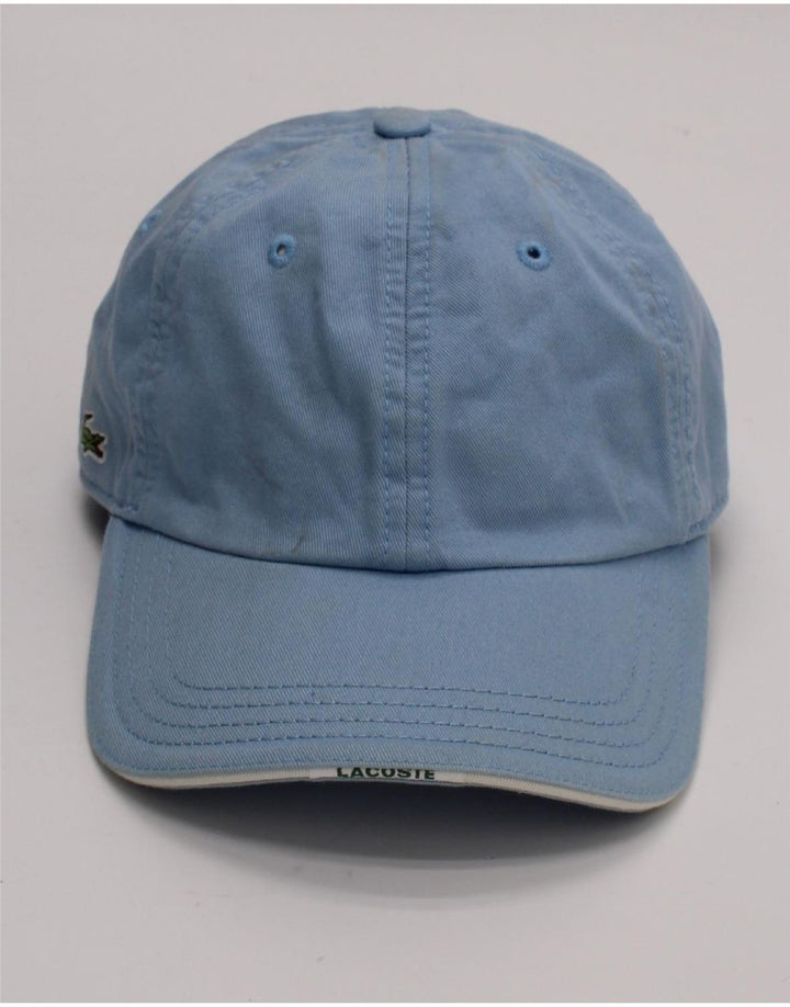 Lacoste Herren-Baseballkappe, Einheitsgröße, blaue Baumwolle