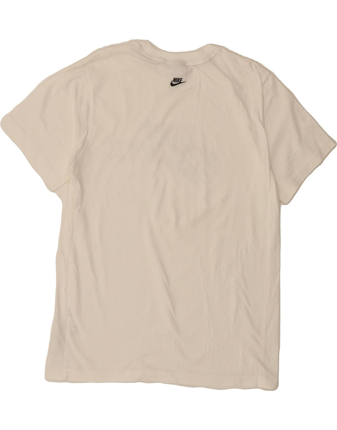 NIKE Mens Graphic T-Shirt Top Medium White Cotton Vintage Nike and Second-Hand Nike from Messina Hembry 