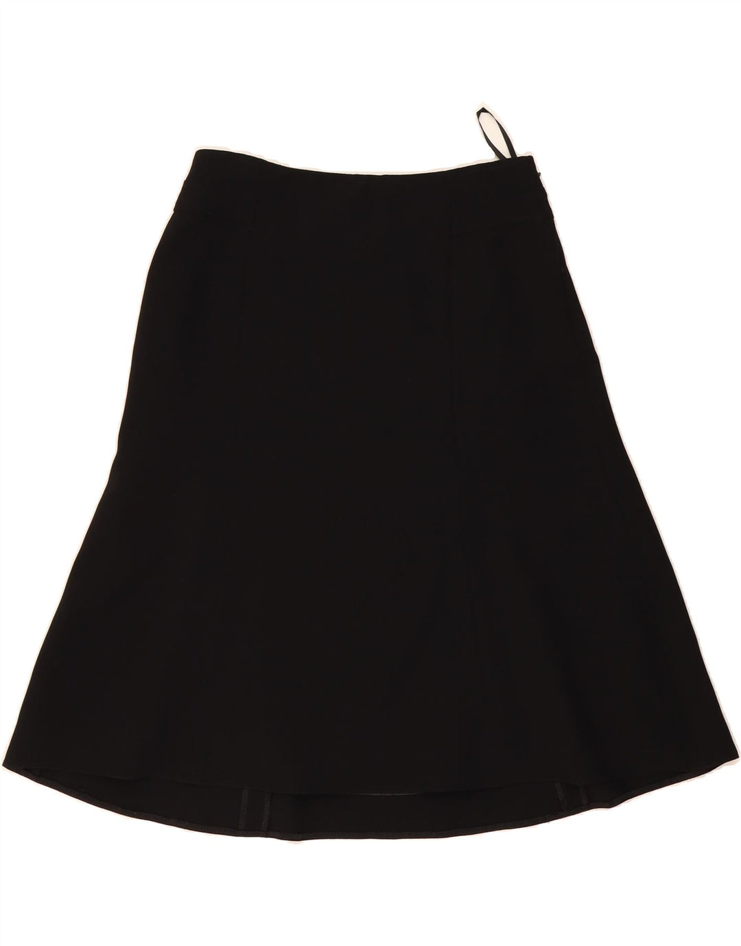 EASTEX Womens A-Line Skirt UK 14 Large W32 Black Polyester Vintage Eastex and Second-Hand Eastex from Messina Hembry 