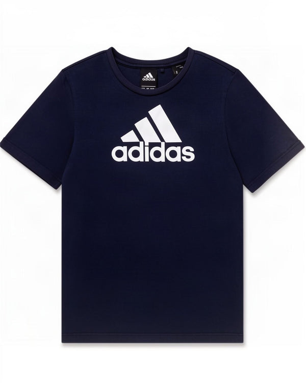 Adidas Jungen Graphic T-Shirt Top 15-16 Jahre Marineblaue Baumwolle