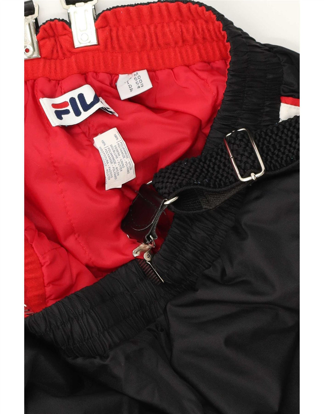 Fila Herren Latzhose Skihose IT 50 Medium Black Colourblock Polyamid