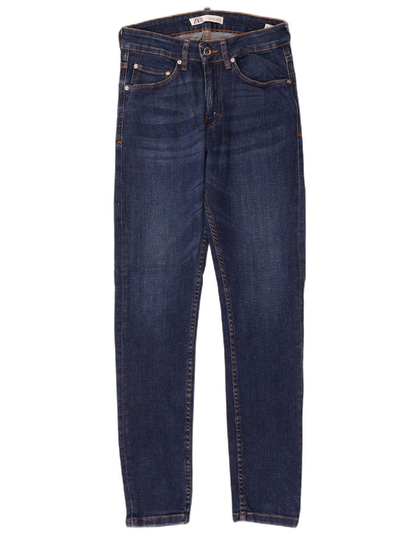 Zara Herren Skinny Jeans EU 38 Small W30 L30 Blaue Baumwolle