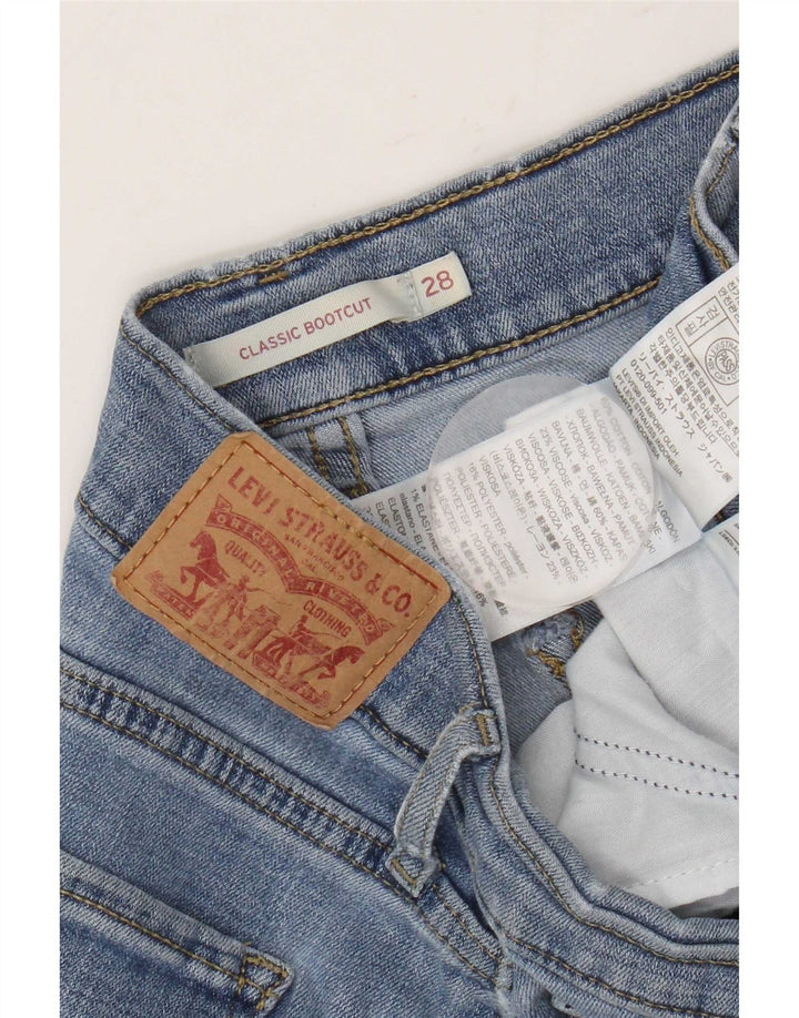 Levi's Damen Classic Bootcut Jeans W28 L32 Blaue Baumwolle