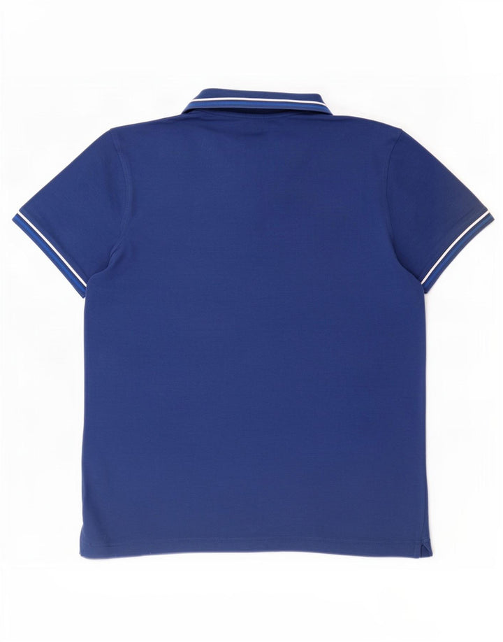 Lotto Herren-Poloshirt, groß, blaue Baumwolle