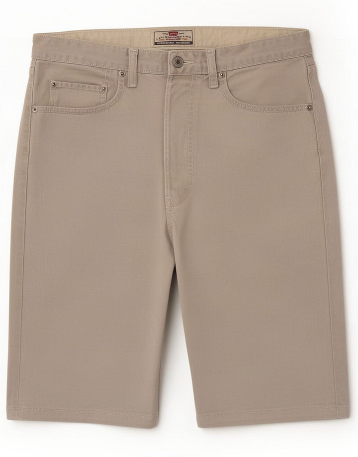 Levi's Herren-Jeansshorts, normal, Größe L, W33, Beige, Baumwolle