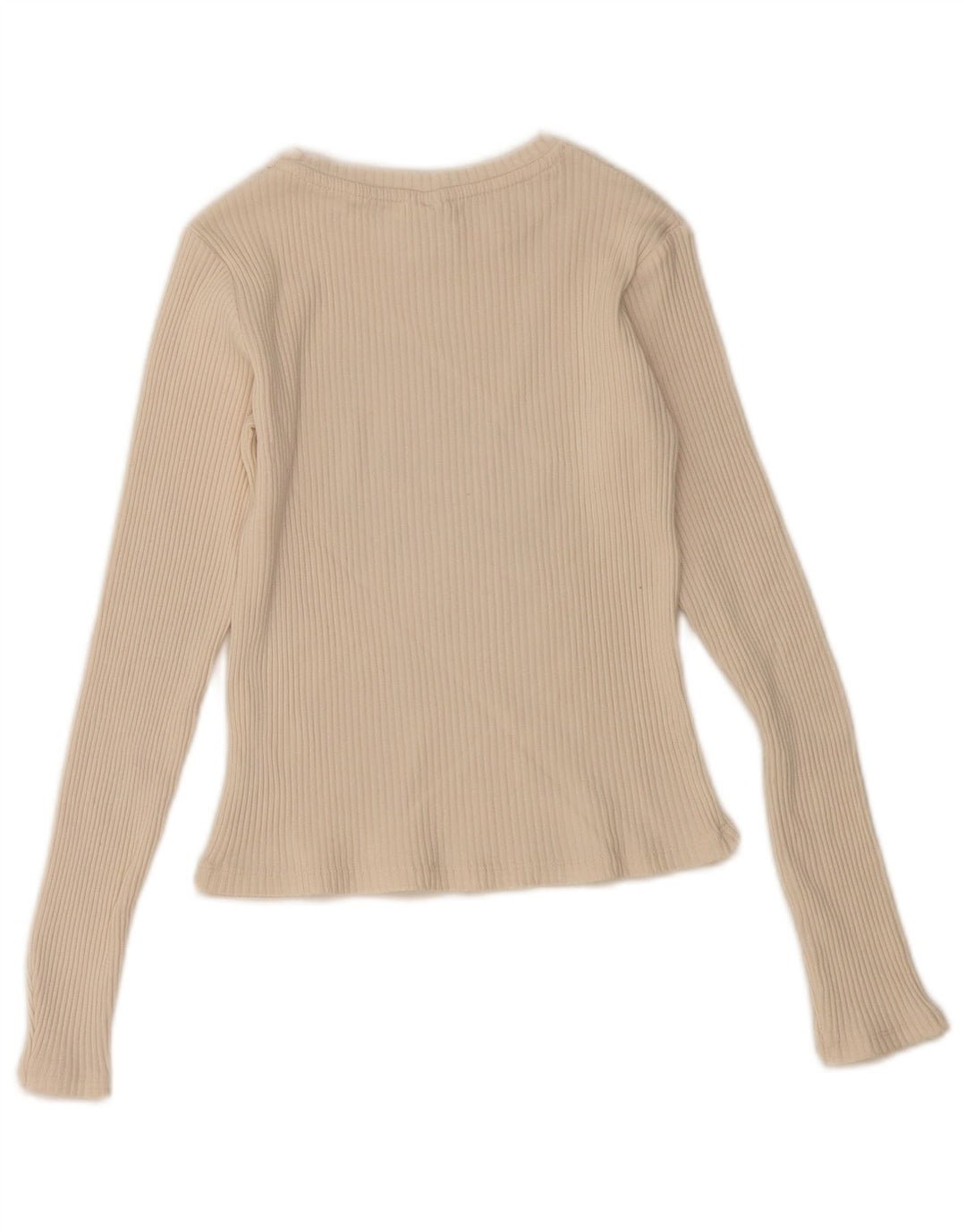 ZARA Girls Graphic Top Long Sleeve 11-12 Years Off White