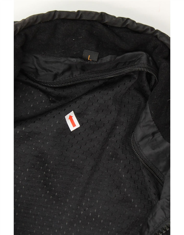 IXS Mens Graphic Racer Jacket UK 40 Large Black Polyamide Vintage IXS and Second-Hand IXS from Messina Hembry 