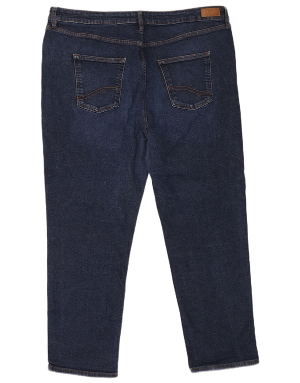 Fat Face Damen Sway Slim Jeans UK 22 3XL W42 L27 Marineblau Baumwolle